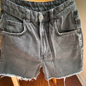 Zara Denim Cutoffs